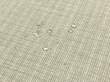 Load image into Gallery viewer, Designer Water &amp; Stain Resistant Cream Beige Woven MCM Mid Century Modern Tweed Upholstery Fabric
