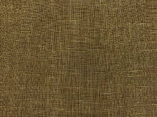 Load image into Gallery viewer, 1 3/4 Yd Designer Water &amp; Stain Resistant Heavy Duty Brown Flax Linen Upholstery Fabric