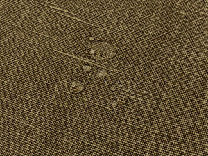 1 3/4 Yd Designer Water & Stain Resistant Heavy Duty Brown Flax Linen Upholstery Fabric