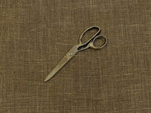 Load image into Gallery viewer, 1 3/4 Yd Designer Water &amp; Stain Resistant Heavy Duty Brown Flax Linen Upholstery Fabric