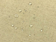 Load image into Gallery viewer, Designer Water &amp; Stain Resistant Linen Viscose Beige Oatmeal Upholstery Drapery Fabric