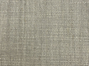 Designer Water & Stain Resistant Grey Off White Woven Linen MCM Mid Century Modern Tweed Upholstery Fabric