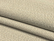 Load image into Gallery viewer, Designer Cream Grey Beige MCM Mid Century Modern Tweed Upholstery Fabric