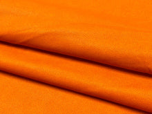 Load image into Gallery viewer, Designer Orange Water &amp; Stain Resistant Softened Faux Leather Upholstery Vinyl