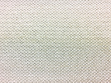 Load image into Gallery viewer, Designer Ivory Sage Green Geometric Water &amp; Stain Resistant Upholstery Fabric