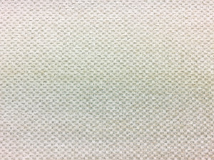 Designer Ivory Sage Green Geometric Water & Stain Resistant Upholstery Fabric