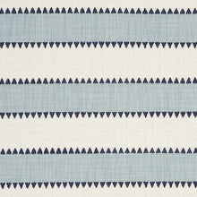 Load image into Gallery viewer, SCHUMACHER ISOLDE STRIPE FABRIC 76750 / SKY