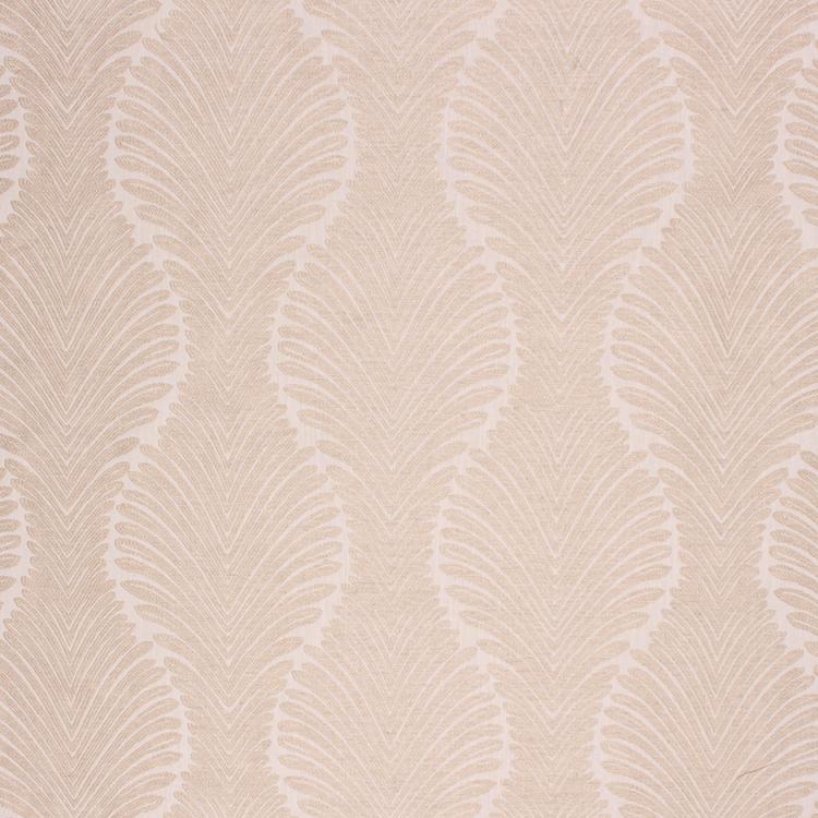 Botanical Fern Upholstery Drapery Cream Fabric / Ivory RMIL1