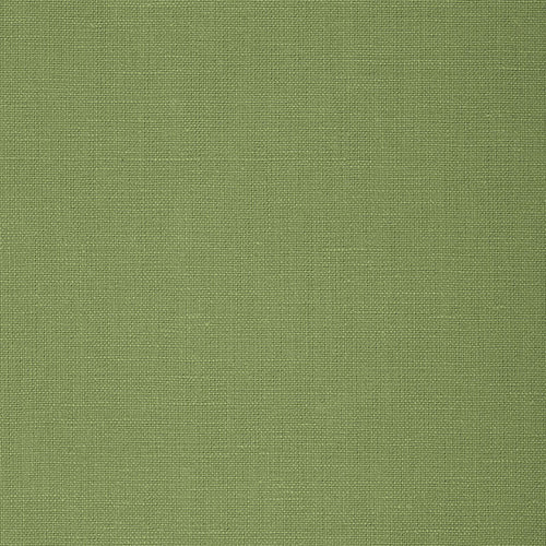 SCHUMACHER GWENETH LINEN FABRIC / IVY