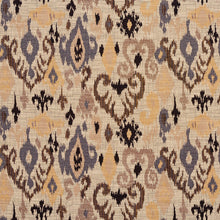 Load image into Gallery viewer, Essentials Ikat Upholstery Fabric Brown Beige Cream / Chateau Mirage