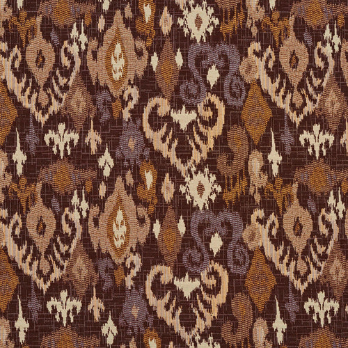 Essentials Ikat Upholstery Fabric Brown Gray Gold Beige / Canyon Mirage