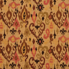 Load image into Gallery viewer, Essentials Ikat Upholstery Fabric Brown Pink Beige / Tiki Mirage