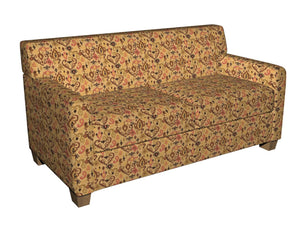 Essentials Ikat Upholstery Fabric Brown Pink Beige / Tiki Mirage