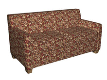Load image into Gallery viewer, Essentials Ikat Upholstery Fabric Burgundy Brown Beige / Adobe Mirage
