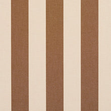 Load image into Gallery viewer, Essentials Indoor Outdoor Tan Upholstery Stripe Fabric / Khaki