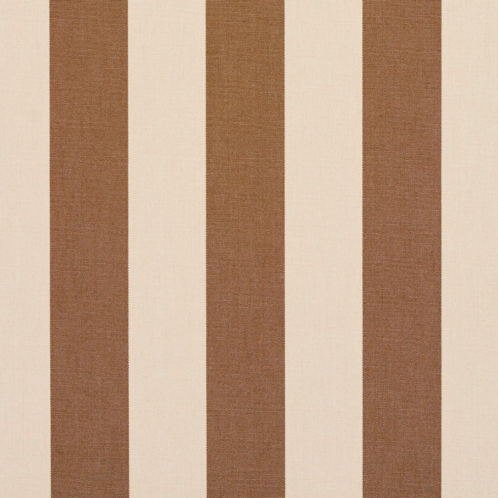 Essentials Indoor Outdoor Tan Upholstery Stripe Fabric / Khaki