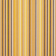 Load image into Gallery viewer, Essentials Indoor Outdoor Brown Beige Yellow Tan Stripe Upholstery Fabric / Sunflower