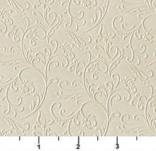 Load image into Gallery viewer, Essentials Heavy Duty Floral Upholstery Vinyl Ivory / Champagne