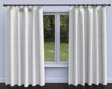 Load image into Gallery viewer, Essentials Upholstery Drapery Embroidered Squiggly Fabric / Ivory