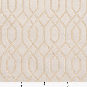 Essentials Heavy Duty Upholstery Drapery Fabric / Ivory Lattice