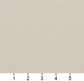 Essentials Cotton Twill Ivory Upholstery Fabric / Natural