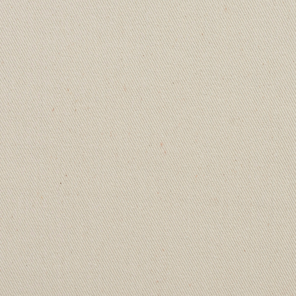 Essentials Cotton Twill Ivory Upholstery Fabric / Natural