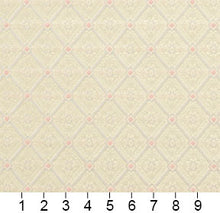 Load image into Gallery viewer, Essentials Upholstery Drapery Fabric Ivory / Rose Diamond