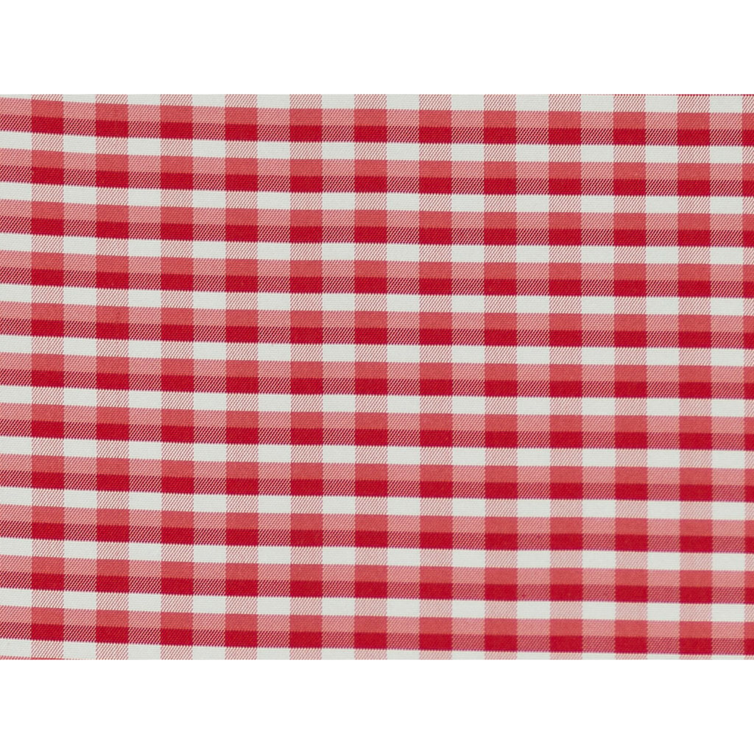 Brunschwig & Fils La Strada Check Fabric / Pekin Red