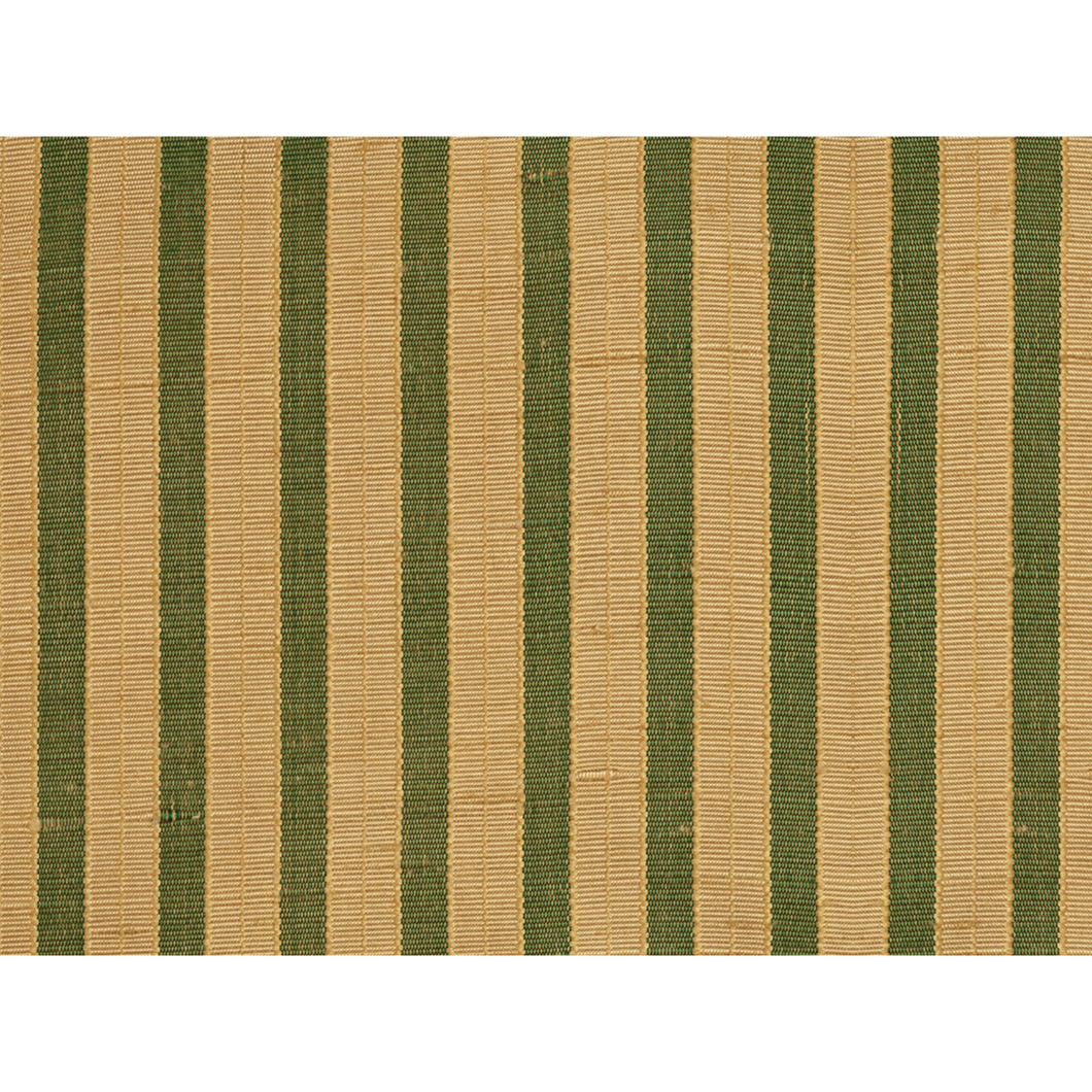 Brunschwig & Fils Trevi Stripe Fabric / Emerald