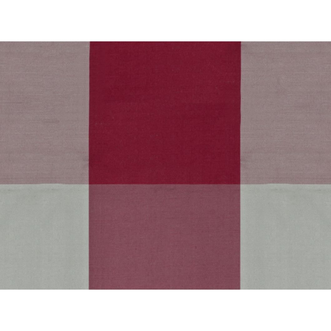 Brunschwig & Fils St Petersburg Plaid Fabric / Rouge Chinois