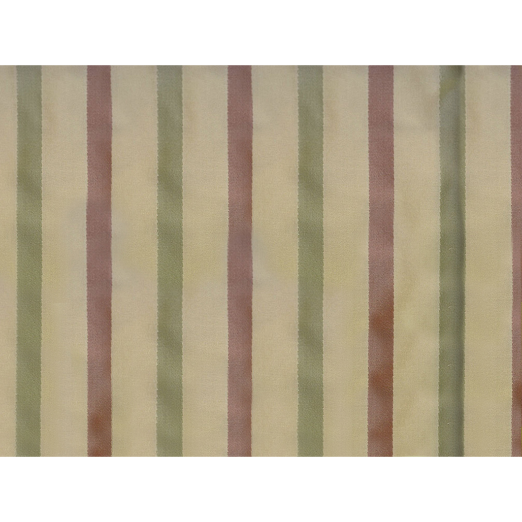 Brunschwig & Fils Modern Stripe Fabric / Copper Jade