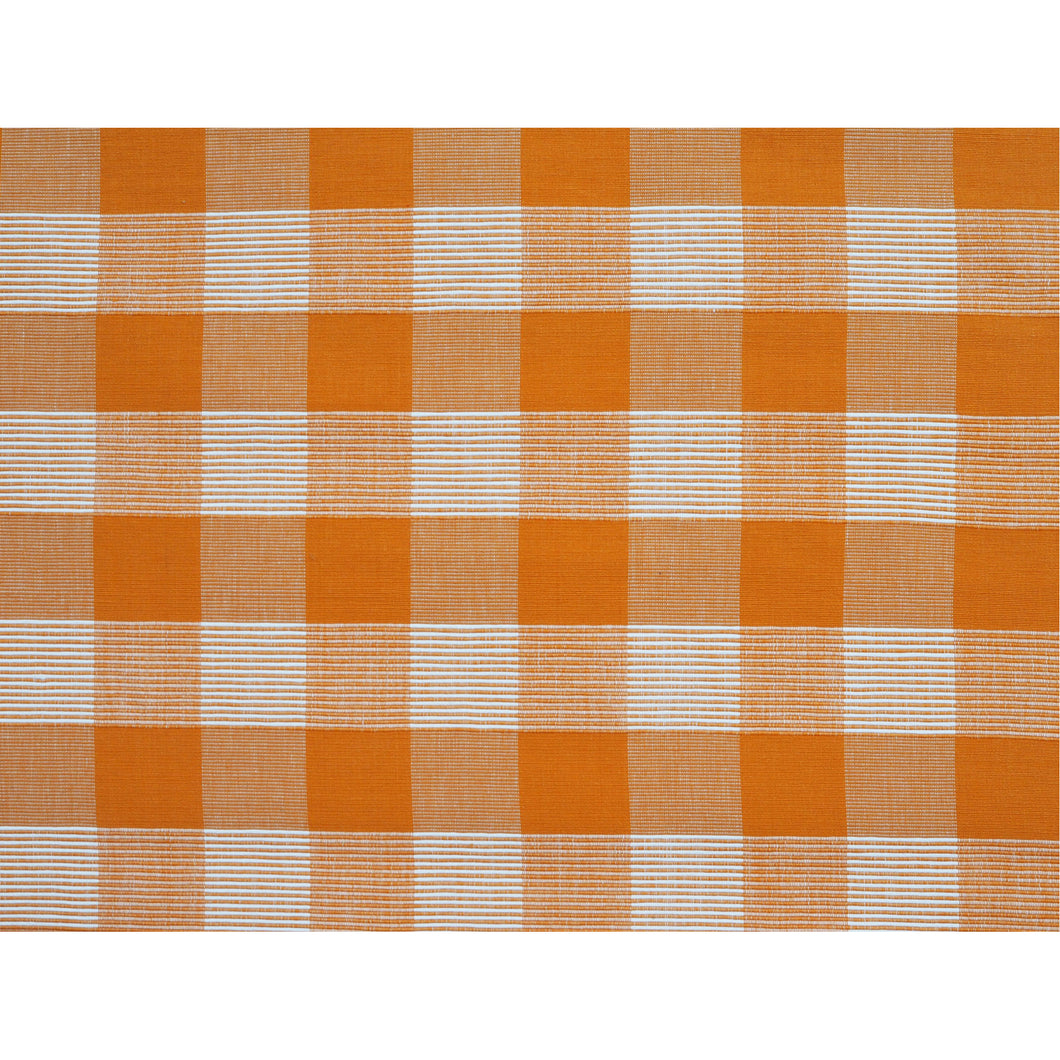 Brunschwig & Fils Siam Sq Cotton Fabric / Arancia