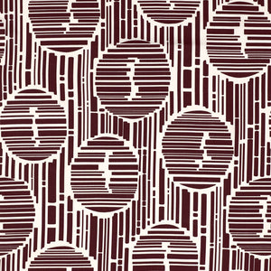 SCHUMACHER BAMBOO FOREST PRINT FABRIC 174251 / JAVA