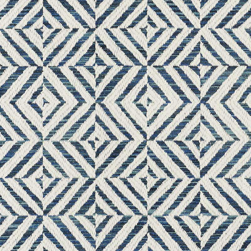SCHUMACHER JUBILEE FABRIC / BLUE