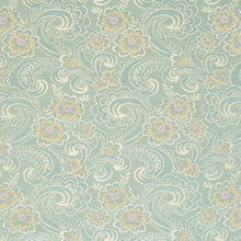 Load image into Gallery viewer, Essentials Jacquard Damask Upholstery Drapery Fabric Aqua / Capri