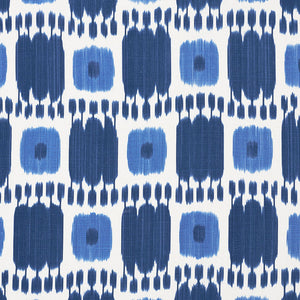 SCHUMACHER KANDIRA FABRIC / BLUES