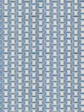Load image into Gallery viewer, 4 Colors Abstract Geometric Upholstery Drapery Fabric Blue White