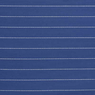 Kravet Charter Admiral Outdoor Upholstery Backed Navy White Stripe Fabric
