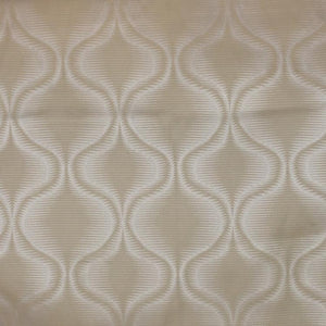 Geometric Drapery Upholstery Fabric Beige Gray Blue Gold Seafoam  / RMIL13