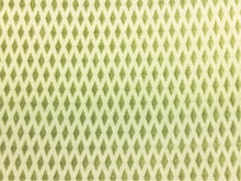 Load image into Gallery viewer, Lime Green Ivory Diamond Geometric Pattern Contemporary Chenille Upholstery Fabric