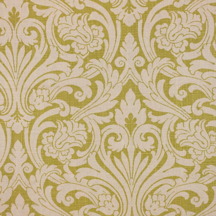 4 Colors Damask Upholstery Drapery Fabric Gold Red Aqua / RMIL14