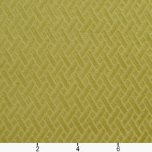 Load image into Gallery viewer, Essentials Heavy Duty Lattice Velvet Upholstery Drapery Fabric / Green Yellow