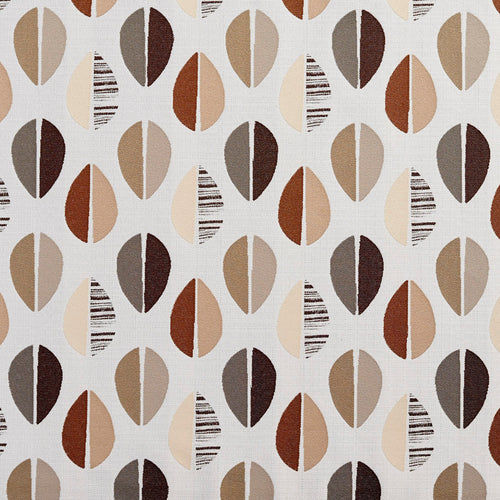 Essentials Leaves Upholstery Fabric Gray Brown Beige Cream White / 10550-01
