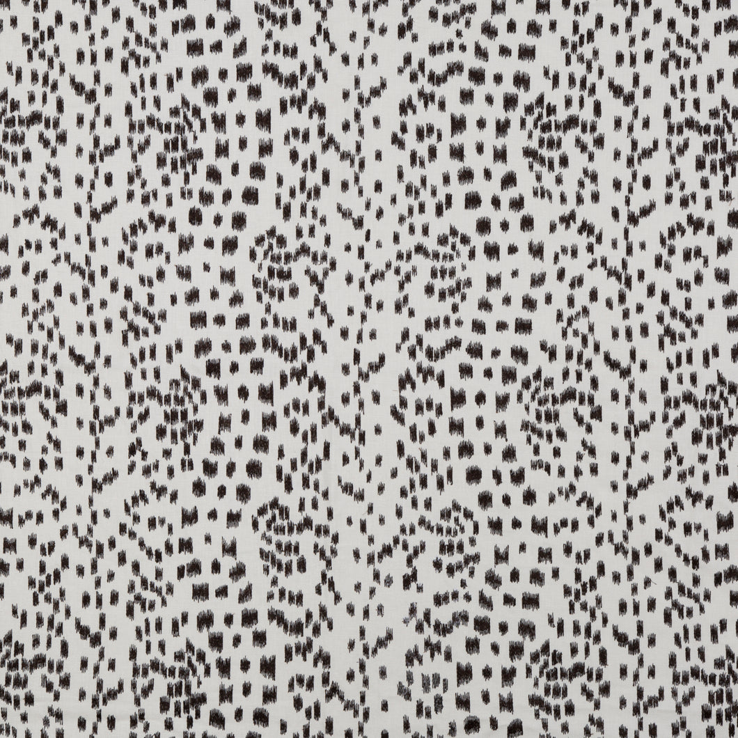 Brunschwig & Fils Les Touches Emb Fabric / Espresso