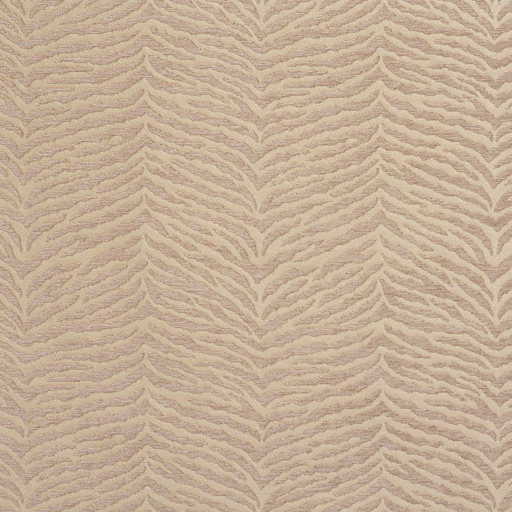 Essentials Chenille Light Brown Cream Animal Pattern Zebra Tiger Upholstery Fabric