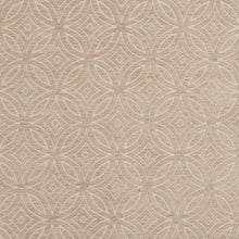 Load image into Gallery viewer, Essentials Chenille Light Brown Cream Geometric Medallion Upholstery Fabric
