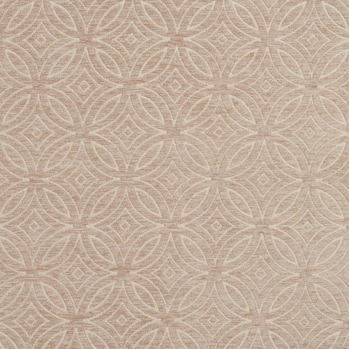 Essentials Chenille Light Brown Cream Geometric Medallion Upholstery Fabric
