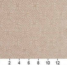 Load image into Gallery viewer, Essentials Chenille Light Brown Cream Geometric Medallion Upholstery Fabric
