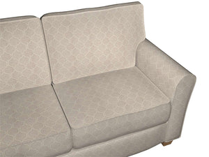 Essentials Chenille Light Brown Cream Geometric Trellis Upholstery Fabric
