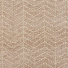 Load image into Gallery viewer, Essentials Chenille Light Brown Cream Geometric Zig Zag Chevron Upholstery Fabric